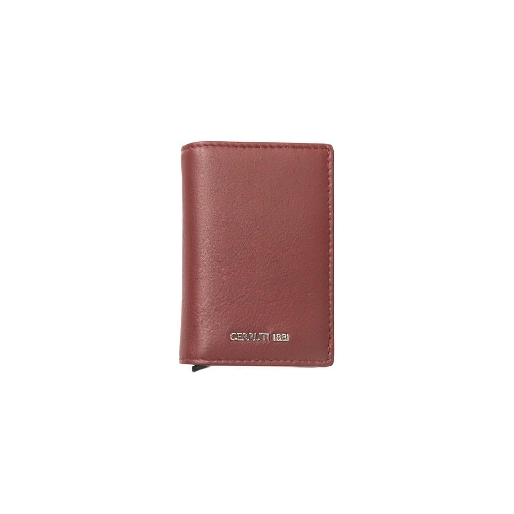Cerruti 1881 Red Calfskin Men Wallet CE-24018