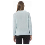Baldinini Trend Light Blue Wool Women Sweater BA-23849-S