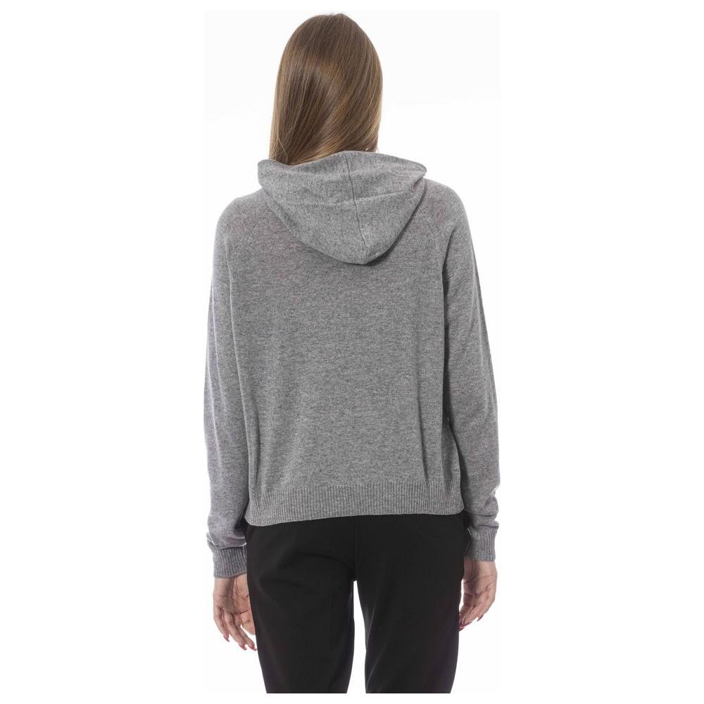 Baldinini Trend Gray Viscose Women Sweater BA-23847-M