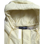 Dolce & Gabbana Yellow Nylon Hooded Sportswear Vest Jacket JKT3768-48