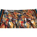 Dolce & Gabbana Multicolor Marble Print Satin Pants PAN74867-46