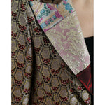 Dolce & Gabbana Multicolor Floral Patchwork Jacquard Jacket JKT3315-40