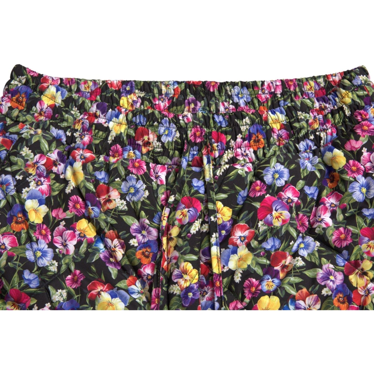 Dolce & Gabbana Multicolor Floral High Waist Hot Pants Shorts PAN74898