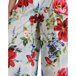 Dolce & Gabbana Multicolor Floral High Waist Wide Leg Pants PAN74955-42
