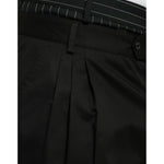 Dolce & Gabbana Black Cotton Stretch Cargo Bermuda Shorts PAN74995-54