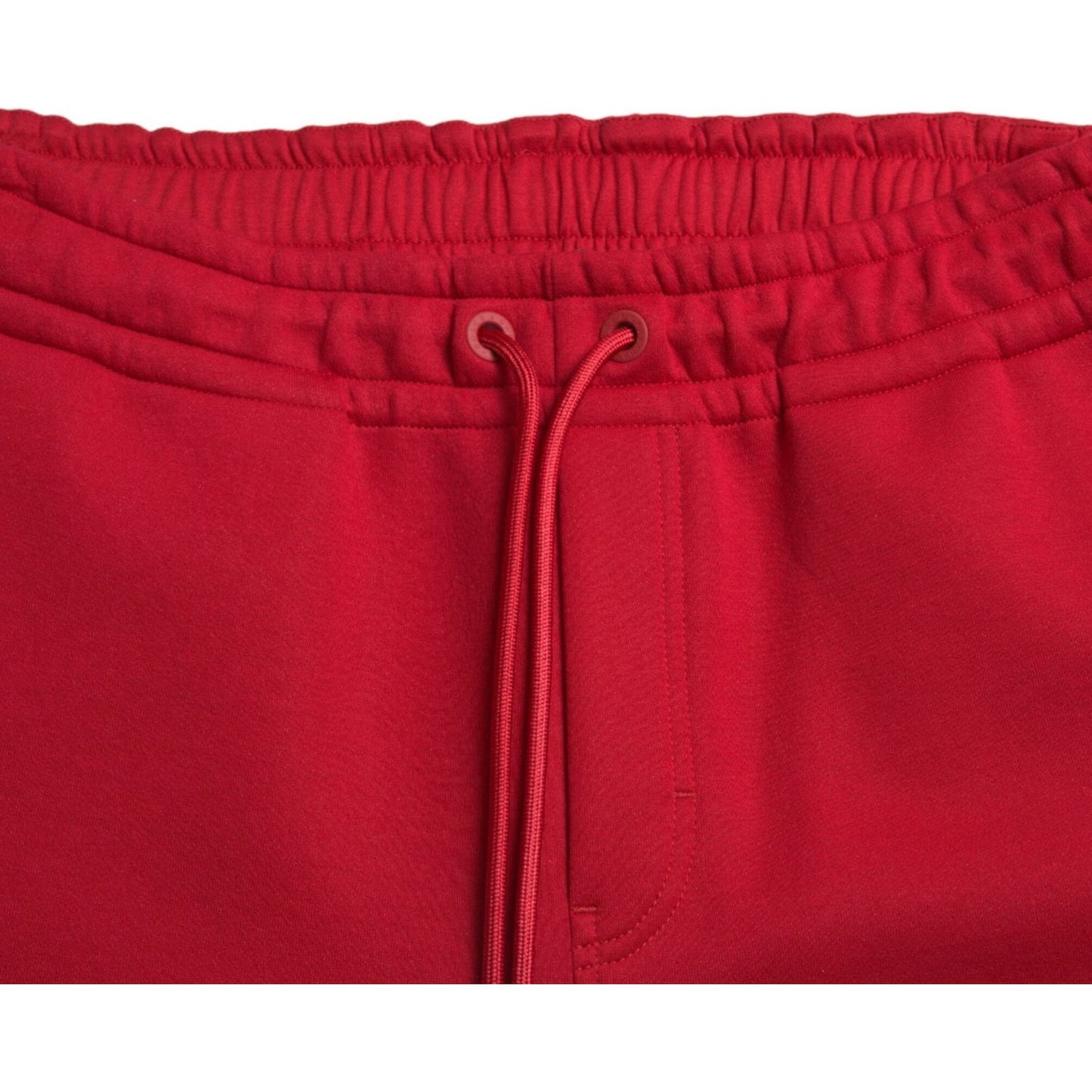 Dolce & Gabbana Red Cotton Blend Skinny Jogger Pants PAN75045-48
