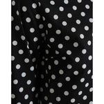 Dolce & Gabbana Black White Polka Dot Nylon Shift Mini Dress DR281001-40