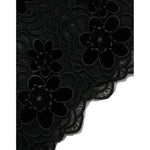 Dolce & Gabbana Black Floral Lace Cotton Bodycon Dress DR281038-40