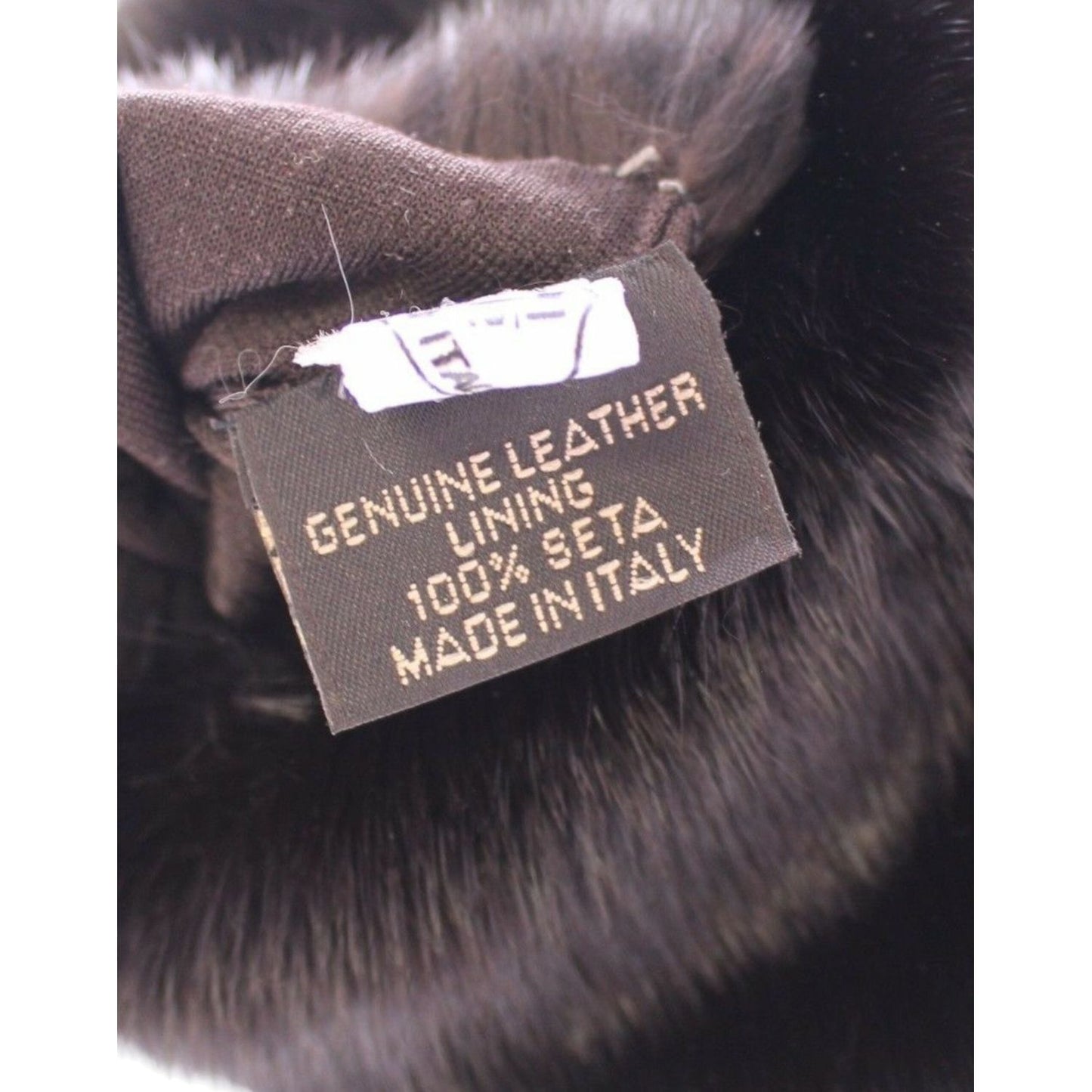 Dolce & Gabbana Purple Mink Fur Goatskin Suede Leather Gloves MOM11456-1