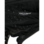 Dolce & Gabbana Black Crystal Embellished A-line Gown Dress DR281081-44