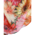 Dolce & Gabbana Multicolor Sunflower Print Silk Midi Dress DR28954-48