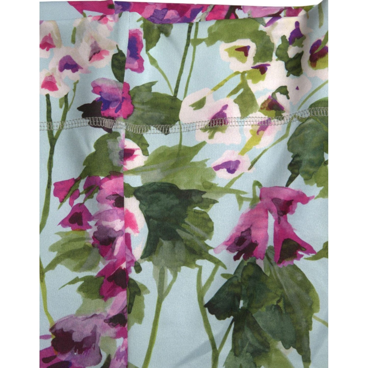Dolce & Gabbana Multicolor Floral High Waist Leggings Pants PAN74992-40
