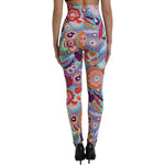 Dolce & Gabbana Multicolor Floral High Waist Leggings Pants PAN74995-40