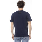 Invicta Blue Cotton Men T-Shirt IN-24030-S