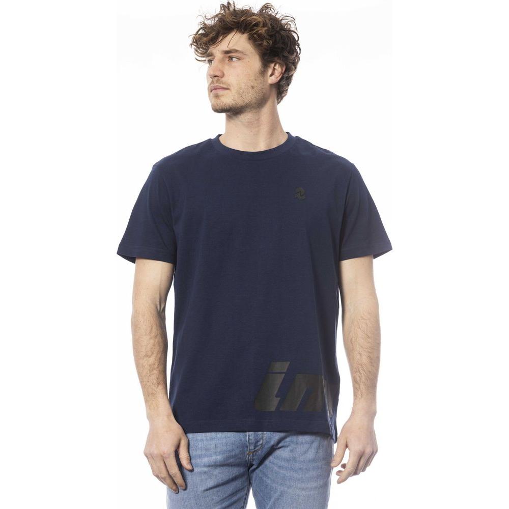 Invicta Blue Cotton Men T-Shirt IN-24036-S