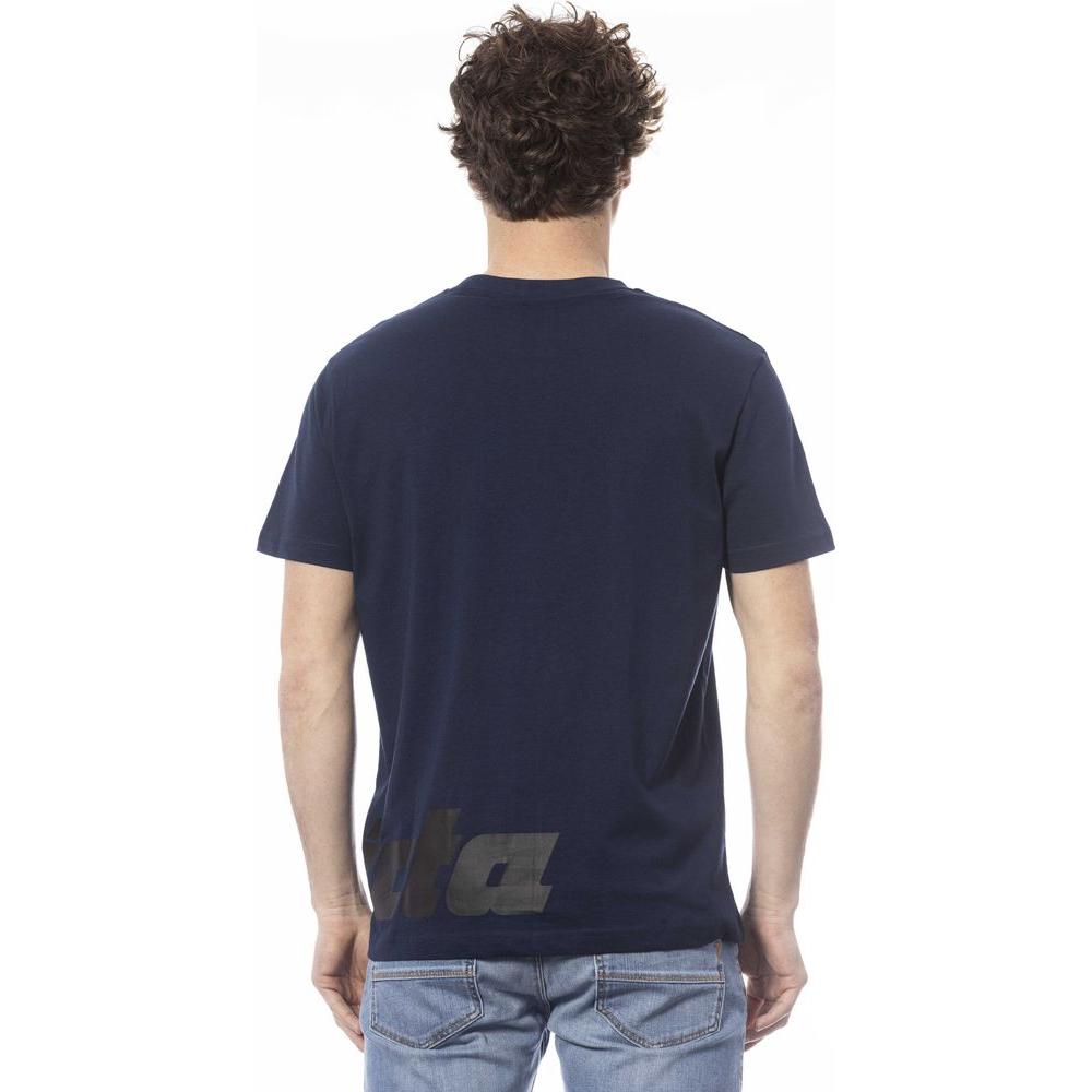 Invicta Blue Cotton Men T-Shirt IN-24036-S