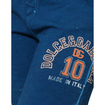 Dolce & Gabbana Blue Logo Cotton Jogger Sweatpants Pants PAN74944-40