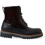 Dolce & Gabbana Black Leather Military Combat Boots Shoes MV5539-41.5