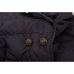 Dolce & Gabbana Blue Silk Goat Coat Blouson Winter Jacket JKT3300-IT44