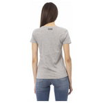 Trussardi Action Gray Cotton Women T-Shirt TR-24168-S