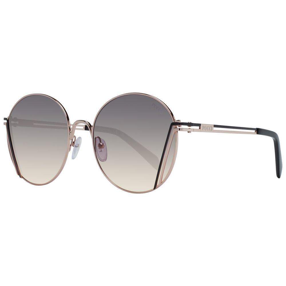Emilio Pucci Rose Gold Metal Sunglasses