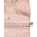 Dolce & Gabbana Pink Silk Stretch Belt Waist Strap Corset Top TSH8019-44