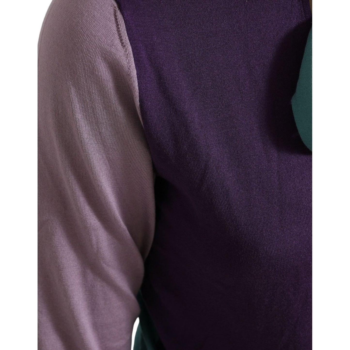 Dolce & Gabbana Multicolor Bow Fastening Pullover Sweater TSH84532-44