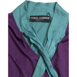 Dolce & Gabbana Multicolor Bow Fastening Pullover Sweater TSH84532-44