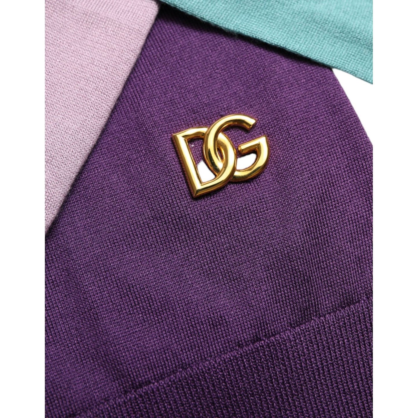 Dolce & Gabbana Multicolor Bow Fastening Pullover Sweater TSH84532-44