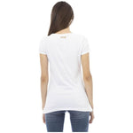 Just Cavalli White Cotton Women T-Shirt JU-24217-S