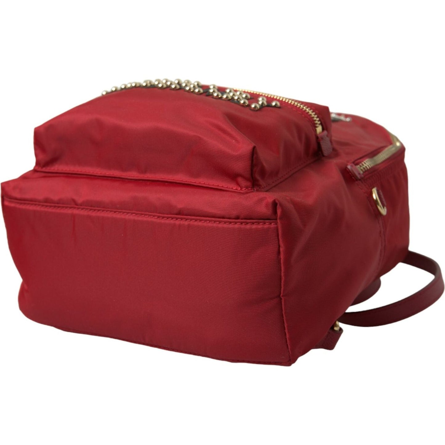 Dolce & Gabbana Red #DGFAMILY Embellished Backpack VULCANO Bag BAG1151