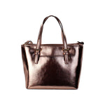Michael Kors Jet Set Primrose Metallic XS Carryall Top Zip Tote Bag Purse 75578