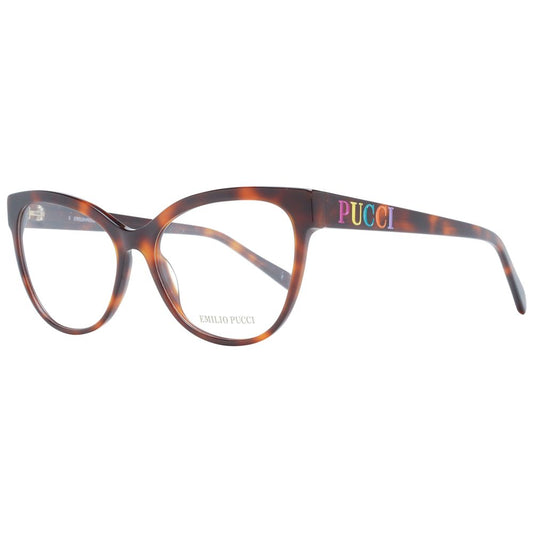 Emilio Pucci Brown Women Glasses Frame
