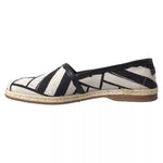 Dolce & Gabbana Black White Stripes Slip On Espadrille Shoes MV7921-41