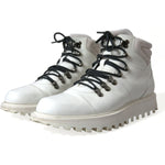 Dolce & Gabbana White Vulcano Trekking Ankle Boots Shoes MV5607-43