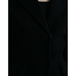 Dolce & Gabbana Black Viscose Single Breasted Blazer Jacket JKT3812-40