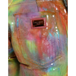 Dolce & Gabbana Multicolor Tie Dye Sequined High Waist Cropped Pants PAN75121-40