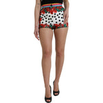 Dolce & Gabbana Multicolor Floral Polka Dot Hot Pants Shorts SKI1992-42