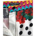 Dolce & Gabbana Multicolor Floral Polka Dot Hot Pants Shorts SKI1992-42