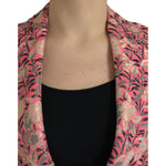Dolce & Gabbana Pink Floral Jacquard Slim Fit 2 Piece Suit KOS2233-40