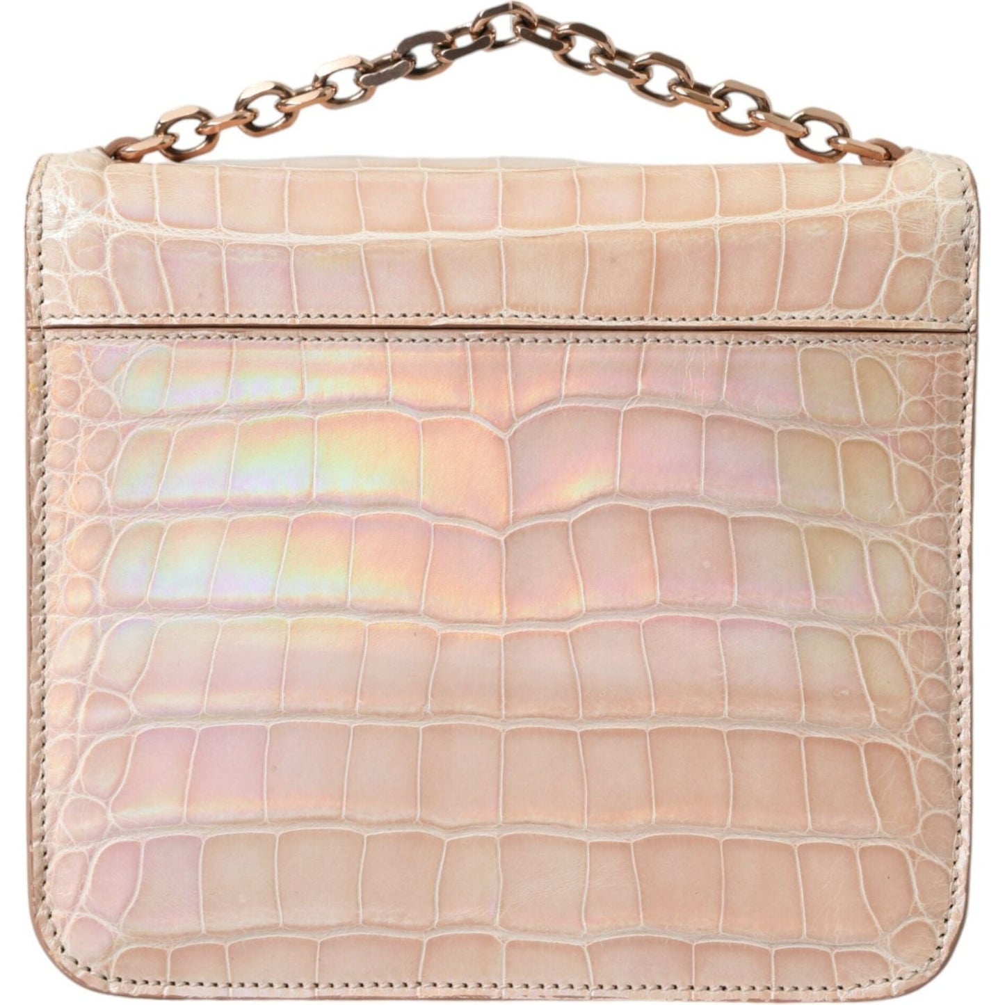Balenciaga Beige Blue Agate Exotic Leather Gold Chain Purse Bag BAG1166