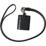 Dolce & Gabbana Black Leather Strap Silver Metal Logo Printed Airpods Case SMY101291