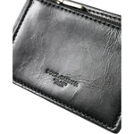 Dolce & Gabbana Black Leather Zip Logo Keyring Coin Purse Keyring Wallet SMY101292