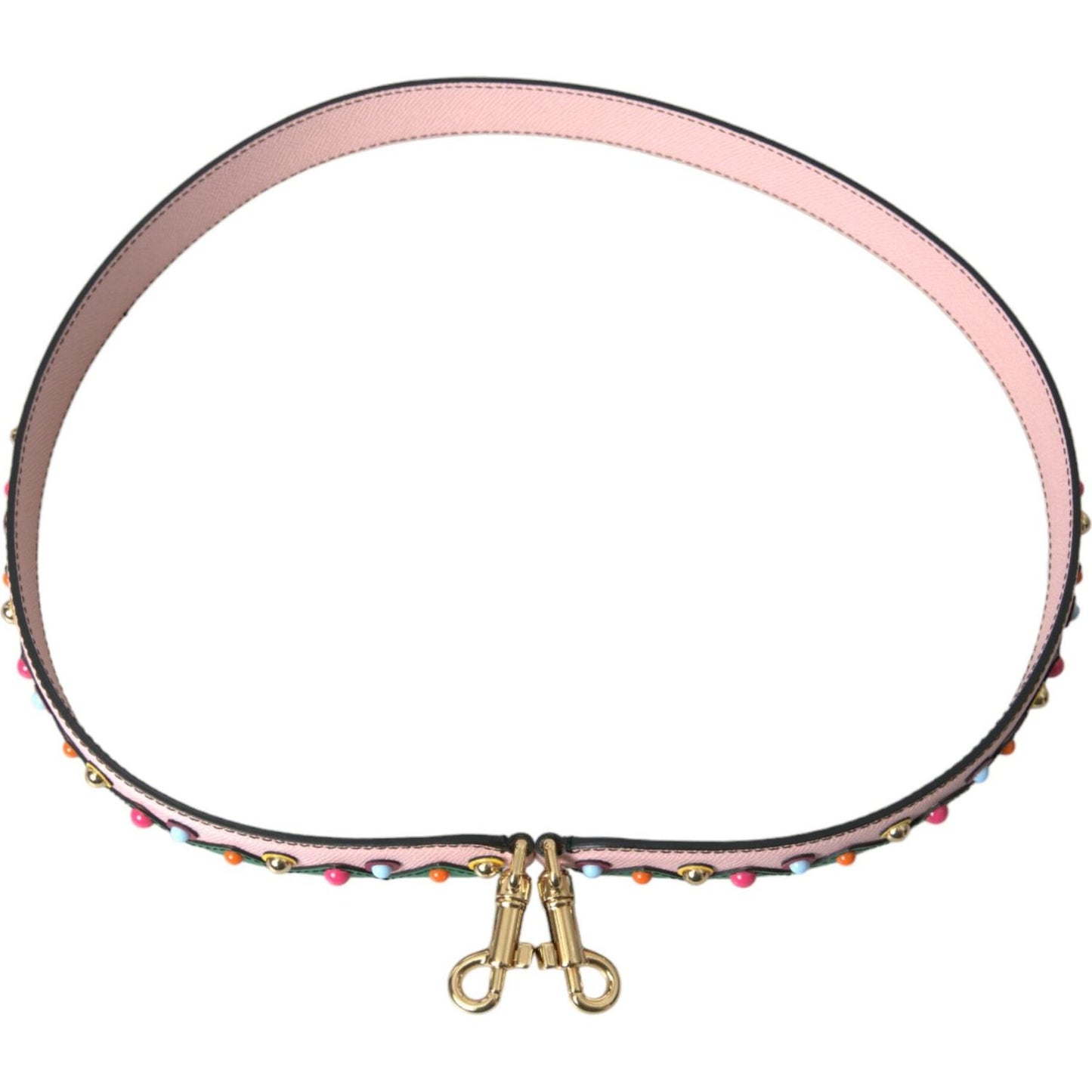Dolce & Gabbana Pink Leather Handbag Accessory Shoulder Strap WMB306