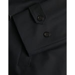 Dolce & Gabbana Black Double Breasted Trench Coat Jacket JKT3857-50