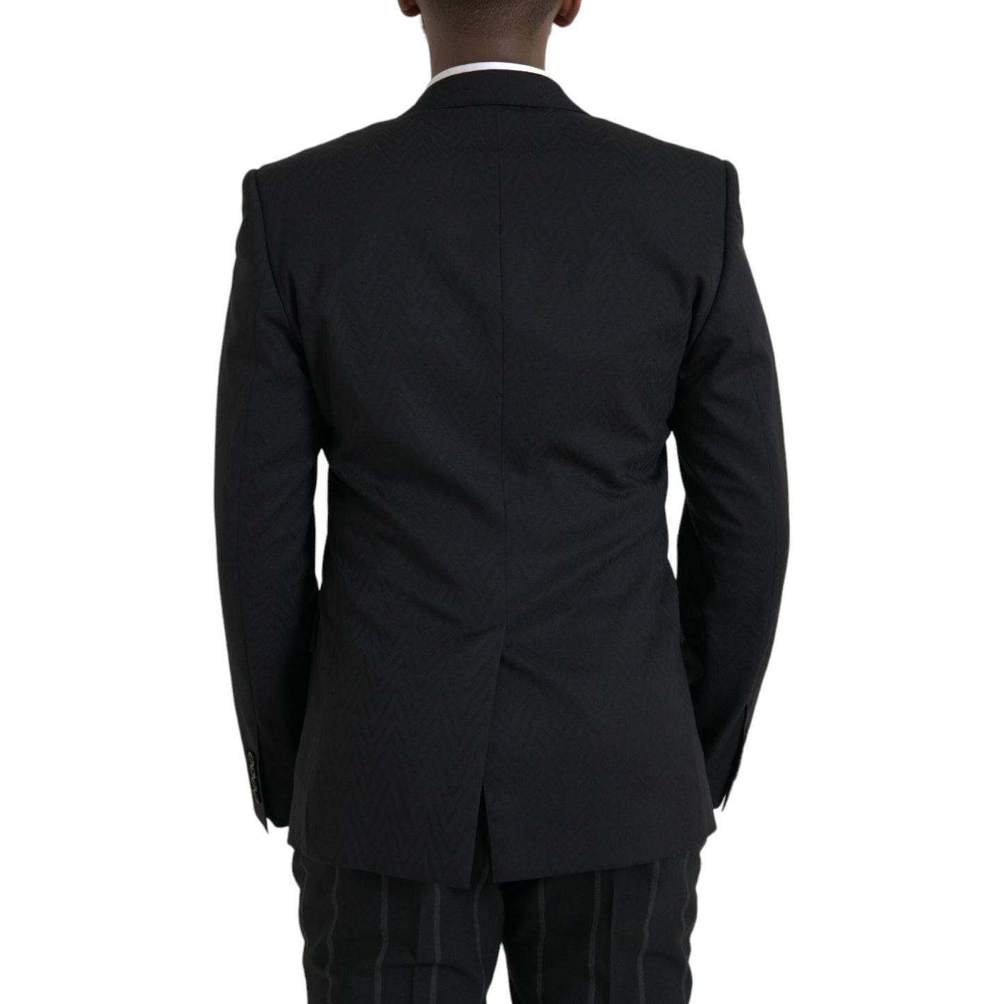Dolce & Gabbana Black MARTINI Slim Fit Jacket Coat Blazer JKT4057-48