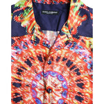 Dolce & Gabbana Multicolor Luminarie Silk Casual Shirt TSH84706-40
