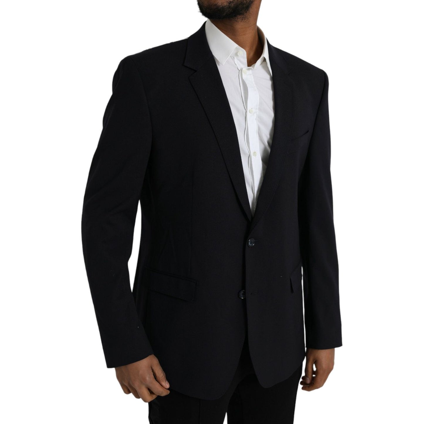Dolce & Gabbana Black MARTINI Single Breasted Coat Blazer JKT4021-54