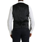 Dolce & Gabbana Dark Blue MARTINI Wool Formal 3 Piece Suit KOS2216-50