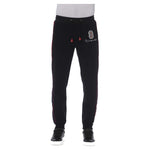 Trussardi Black Cotton Men's Sports Pant TR-24075-S